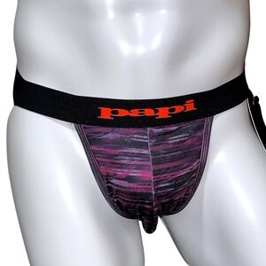 Papi‎ Jockstrap Purple Glitch Size XL (40-42) NWT